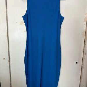 Blue Sleeveless Dress